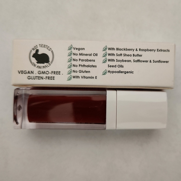 Seraphine Botanicles Berry + Juice - 100% Vegan Lip Gel - Cherry Compote - Picture 2 of 2